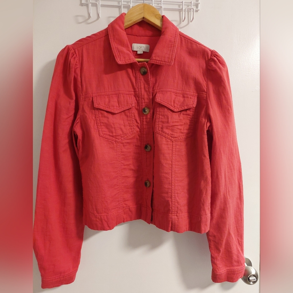 Loft Women's Pink Jacket - Picture 2 of 7